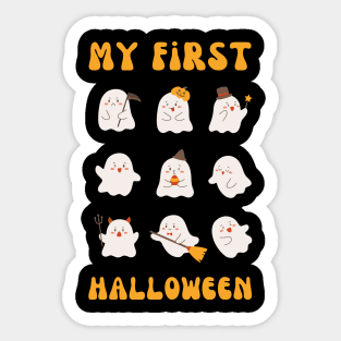 My First Halloween Sticker
